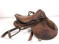 Armeesattel vermutlich Kaiserreich, Größe 2, guter Gesamtzustand, ungereinigtes Stück