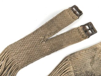 Sattelgurtriemen / Schnurgurt, Wehrmacht. Gebraucht