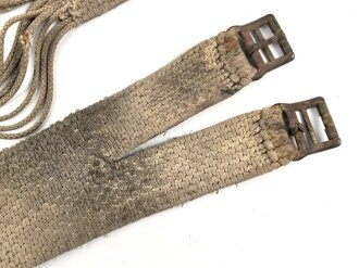 Sattelgurtriemen / Schnurgurt, Wehrmacht. Gebraucht