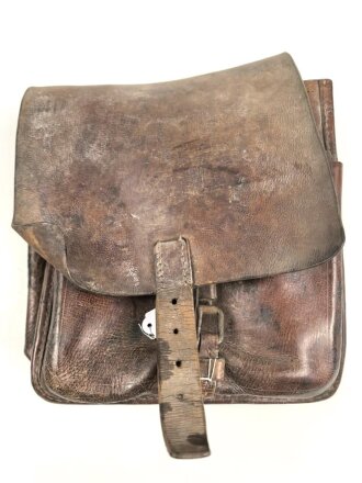 1. Weltkrieg ?,  lederne Tasche ähnlich einer...