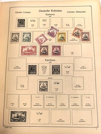 Zwei gewaltige Briefmarkenalben " KA BE" Deutsches Reich und International. Fundgrube aus Sammlungsauflösung.