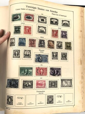 Zwei gewaltige Briefmarkenalben " KA BE" Deutsches Reich und International. Fundgrube aus Sammlungsauflösung.