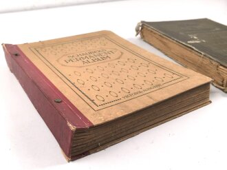 Zwei gewaltige Briefmarkenalben , Deutsches Reich und International. Fundgrube aus Sammlungsauflösung.