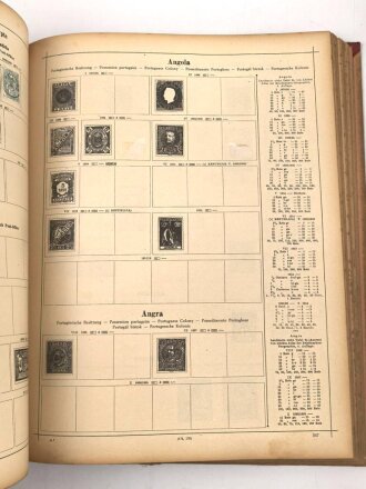 Zwei gewaltige Briefmarkenalben , Deutsches Reich und International. Fundgrube aus Sammlungsauflösung.