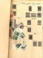 Zwei gewaltige Briefmarkenalben , Deutsches Reich und International. Fundgrube aus Sammlungsauflösung.