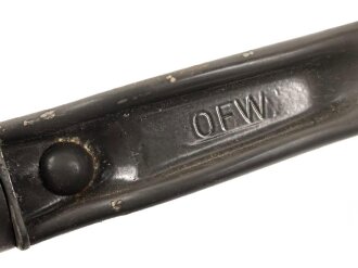 Bundeswehr, Klappspaten in Hülle, gebraucht