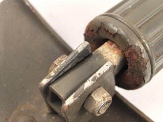 Bundeswehr, Klappspaten in Hülle, gebraucht