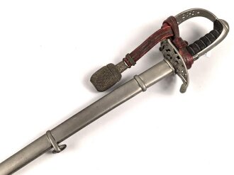 Schweiz,  Offiziers Degen Modell 1899. Guter Zustand, mit Portepee