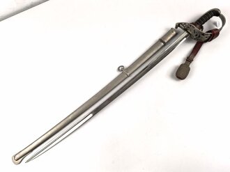 Schweiz,  Offiziers Degen Modell 1899. Guter Zustand, mit Portepee