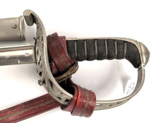 Schweiz,  Offiziers Degen Modell 1899. Guter Zustand, mit Portepee