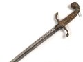 Blankwaffe im orientalischen Stil. Gesamtlänge 92cm, Alter und Herkunft unbekannt