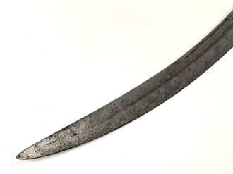 Blankwaffe im orientalischen Stil. Gesamtlänge 87cm, Alter und Herkunft unbekannt