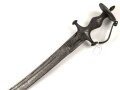 Blankwaffe im orientalischen Stil. Gesamtlänge 87cm, Alter und Herkunft unbekannt