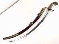 Blankwaffe im orientalischen Stil. Gesamtlänge 100cm, Alter und Herkunft unbekannt