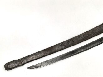 Blankwaffe im orientalischen Stil. Gesamtlänge 99cm, Alter und Herkunft unbekannt