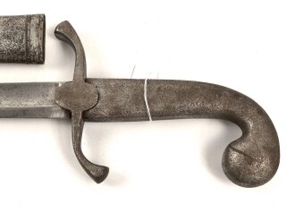 Blankwaffe im orientalischen Stil. Gesamtlänge 99cm, Alter und Herkunft unbekannt