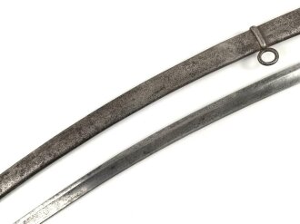 Blankwaffe im orientalischen Stil. Gesamtlänge 99cm, Alter und Herkunft unbekannt