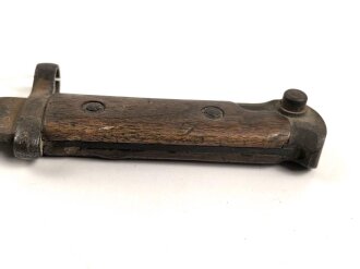 Russland, Seitengewehr SVT38 , Modell 1938 für Gewehr Tokarev 7,62 Halbautomat. Ungereinigt, Scheide fehlt