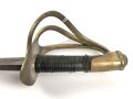 Frankreich, Kavalleriesäbel Modell 1822 für Mannschaften, ohne Scheide, datiert 1881.