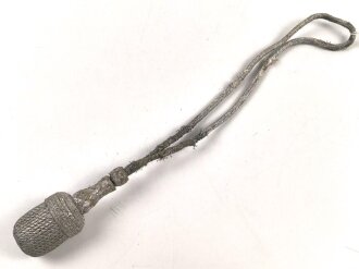 Portepee zum Dolch für Offiziere der Luftwaffe, stark getragenes Stück