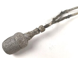 Portepee zum Dolch für Offiziere der Luftwaffe, stark getragenes Stück