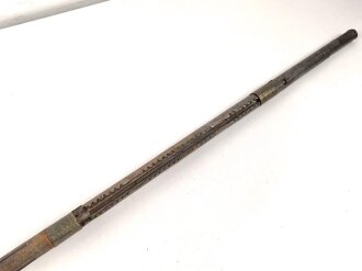 Steinschloss Muskete , Eisenbeschlagen, reich verziert, vermutlich Balkan. Gesamtlänge etwa 140cm. Alter und Herkunft unbekannt. KEINE PAYPAL ZAHLUNG FÜR DIESEN ARTIKEL