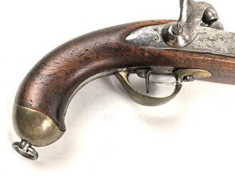 Frankreich, Kavalleriepistole . Der Lauf datiert 1856,...
