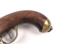 Frankreich, Kavalleriepistole . Der Lauf datiert 1856, Schlossplatte gestempelt Mre Imp. de Mutzig Guter Gesamtzustand. KEINE PAYPAL ZAHLUNG FÜR DIESEN ARTIKEL