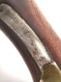 Frankreich, Kavalleriepistole . Der Lauf datiert 1856, Schlossplatte gestempelt Mre Imp. de Mutzig Guter Gesamtzustand. KEINE PAYPAL ZAHLUNG FÜR DIESEN ARTIKEL