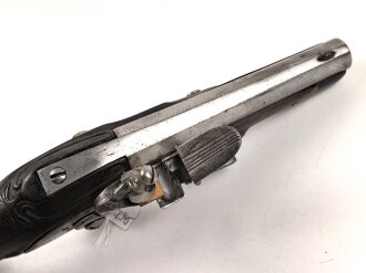 Steinschlosspistole, Gesamtlänge etwa 33cm, Alter und Herkunft unbekannt KEINE PAYPAL ZAHLUNG FÜR DIESEN ARTIKEL.