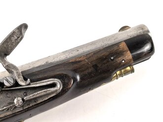 Steinschlosspistole, Gesamtlänge etwa 33cm, Alter und Herkunft unbekannt KEINE PAYPAL ZAHLUNG FÜR DIESEN ARTIKEL.