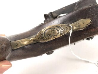 Kleine Vorderladerpistole, Gesamtlänge etwa 18cm, Alter und Herkunft unbekannt. KEINE PAYPAL ZAHLUNG FÜR DIESEN ARTIKEL