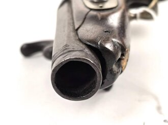 Kleine Vorderladerpistole, Gesamtlänge etwa 18cm, Alter und Herkunft unbekannt. KEINE PAYPAL ZAHLUNG FÜR DIESEN ARTIKEL