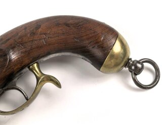 Kaiserreich, Perkussions Kavallerie Pistole Modell 1850. Die Schlossplatte gestempelt " Potsdam G.S unter Krone" Guter Gesamtzustand, Kammerstück Ulanen Regiment 9. KEINE PAYPAL ZAHLUNG FÜR DIESEN ARTIKEL