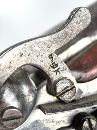 Kaiserreich, Perkussions Kavallerie Pistole Modell 1850. Die Schlossplatte gestempelt " Potsdam G.S unter Krone" Guter Gesamtzustand, Kammerstück Ulanen Regiment 9. KEINE PAYPAL ZAHLUNG FÜR DIESEN ARTIKEL