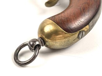 Kaiserreich, Perkussions Kavallerie Pistole Modell 1850. Die Schlossplatte gestempelt " Potsdam G.S unter Krone" Guter Gesamtzustand, Kammerstück Ulanen Regiment 9. KEINE PAYPAL ZAHLUNG FÜR DIESEN ARTIKEL