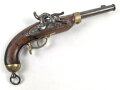 Kaiserreich, Perkussions Kavallerie Pistole Modell 1850. Die Schlossplatte gestempelt " Potsdam G.S unter Krone" Guter Gesamtzustand, Kammerstück Ulanen Regiment 9. KEINE PAYPAL ZAHLUNG FÜR DIESEN ARTIKEL