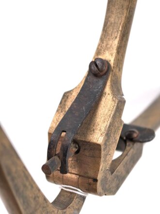 Entzünderungszange zum entfernen von gebrauchten  Zündhütchen aus Patronenhülsen zur Wiederbefüllung.  Messing, guter Zustand