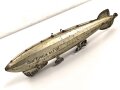 Blechspielzeug, Luftschiff "Graf Zeppelin DLZ 127" Hersteller Tippco. Gesamtlänge 43cm, unvollständig, ungereinigt, ohne Funktion