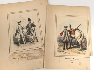 Konvolut Uniformkundliche Drucke, meist Frankreich