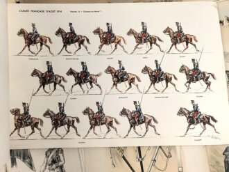 Konvolut Uniformkundliche Drucke, meist Frankreich