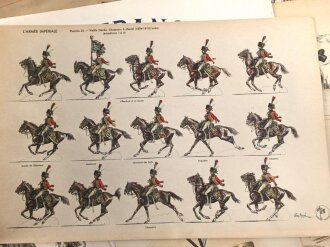 Konvolut Uniformkundliche Drucke, meist Frankreich