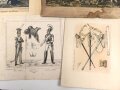 Konvolut Uniformkundliche Drucke, meist Frankreich