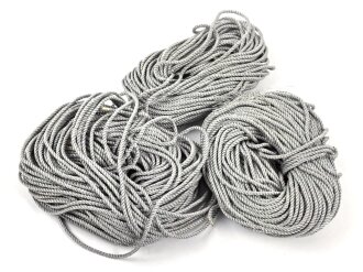 Kragenkordel Metallfaden, Durchmesser 3mm. UV Negativ, sie erhalten je einen ( 1 ) Meter