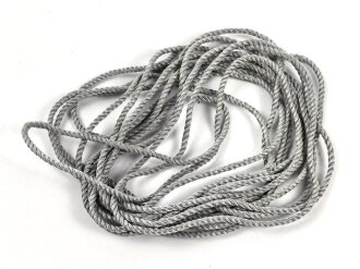 Kragenkordel Metallfaden, Durchmesser 3mm. UV Negativ, Länge etwa 370cm