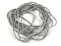 Kragenkordel Metallfaden, Durchmesser 3mm. UV Negativ, Länge etwa 370cm