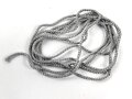 Kragenkordel Metallfaden, Durchmesser 3mm. UV Negativ, Länge etwa 190cm