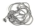 Kragenkordel Metallfaden, Durchmesser 2,7mm. UV Negativ, Länge etwa 205cm