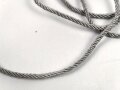 Kragenkordel Metallfaden, Durchmesser 2,7mm. UV Negativ, Länge etwa 205cm