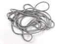Kragenkordel Metallfaden, Durchmesser 2,7mm. UV Negativ, Länge etwa 205cm